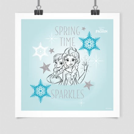 Spring Time Sparkles, Frozen Πόστερ