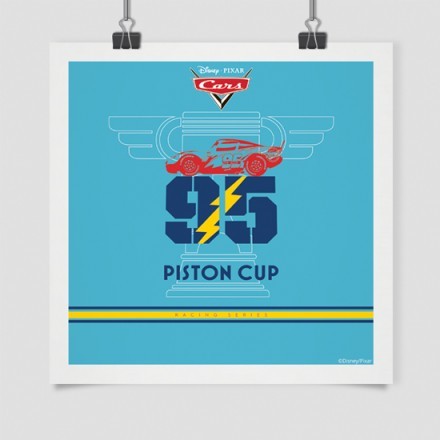 95 Piston Cup, Cars Πόστερ