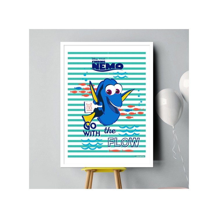 Πόστερ Πήγαινε με την ροή και με την Dory!