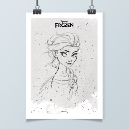 Η Έλσα σχεδιασμένη με χιόνι, Frozen!