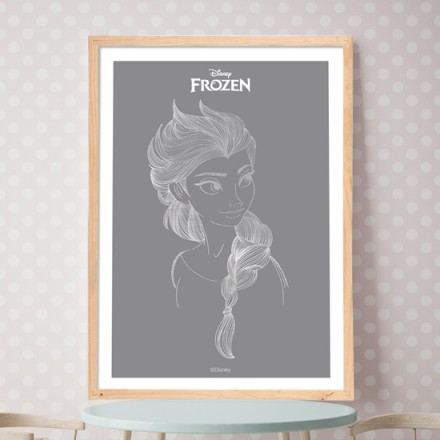 Άσπρο σκίτσο της Έλσας, Frozen