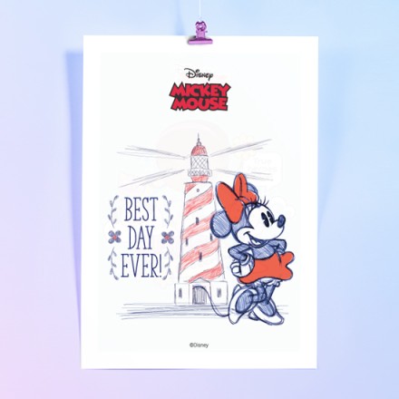 Η καλύτερη μέρα με την Minnie Mouse Πόστερ