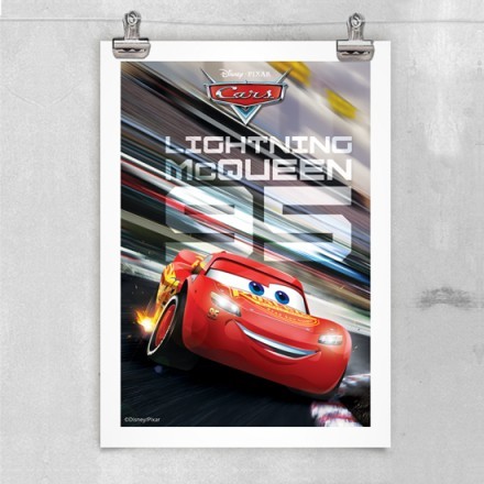 Cars με τον Mcqueen Πόστερ