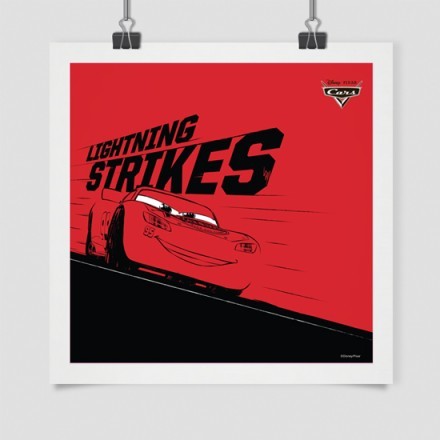 Lightning strikes , Cars  Πόστερ