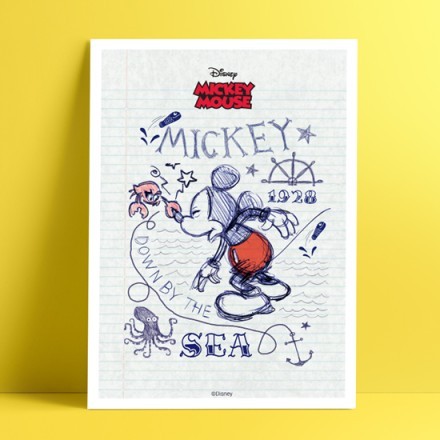 Down by the sea, Mickey Mouse