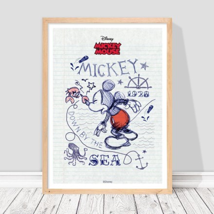 Down by the sea, Mickey Mouse