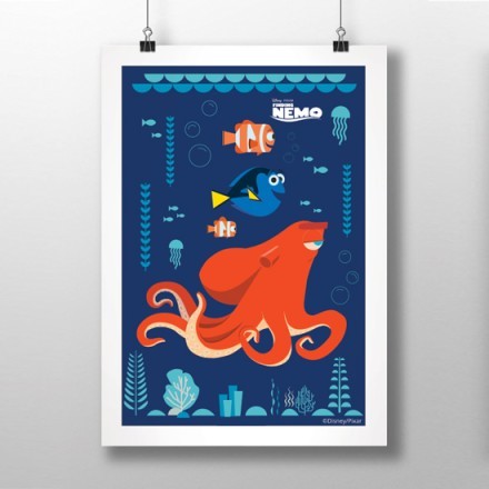 Ο Nemo και η Dory στον βυθό Πόστερ