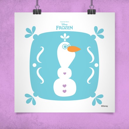 Ο Όλαφ, Frozen! Πόστερ