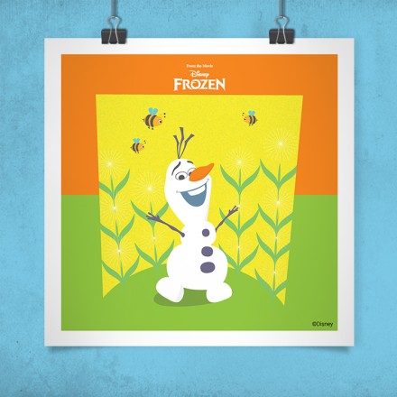 Ο Όλαφ, Frozen!! Πόστερ