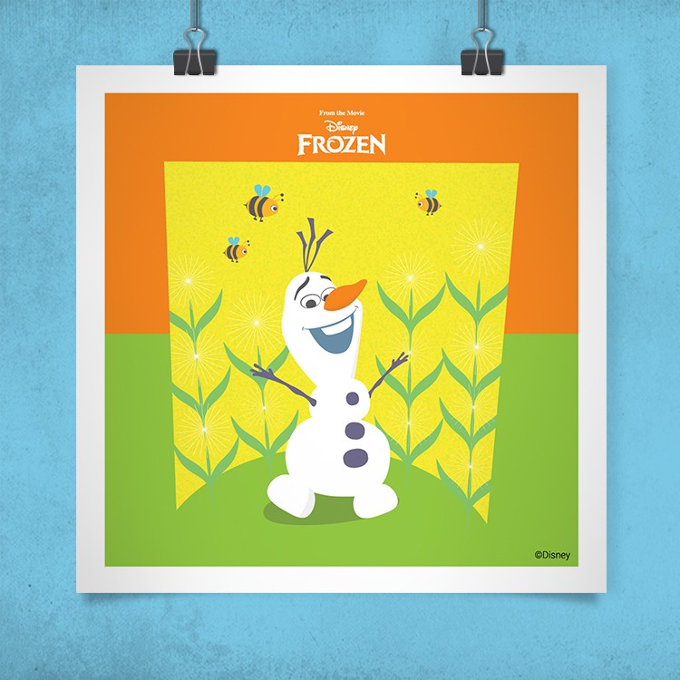 Πόστερ Ο Όλαφ, Frozen!!