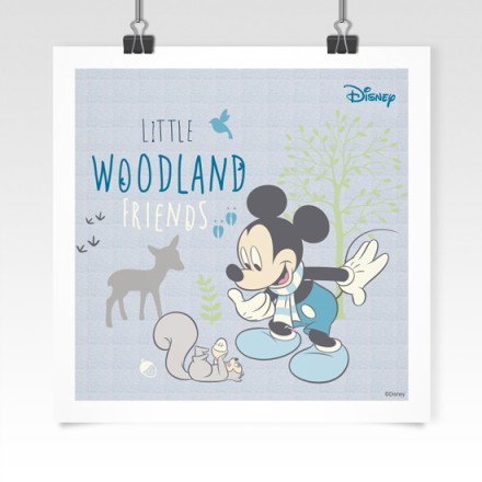 Little woodland Friends of Mickey