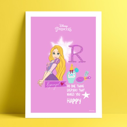 Rapunzel, Κάνε ένα πράγμα κάθε μέρα που σε κάνει χαρούμενη! Πόστερ
