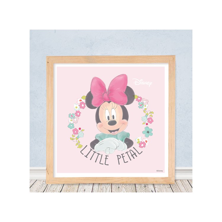 Πόστερ Η Minnie με λουλούδια 