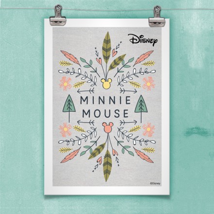 Boho Minnie Mouse! Πόστερ