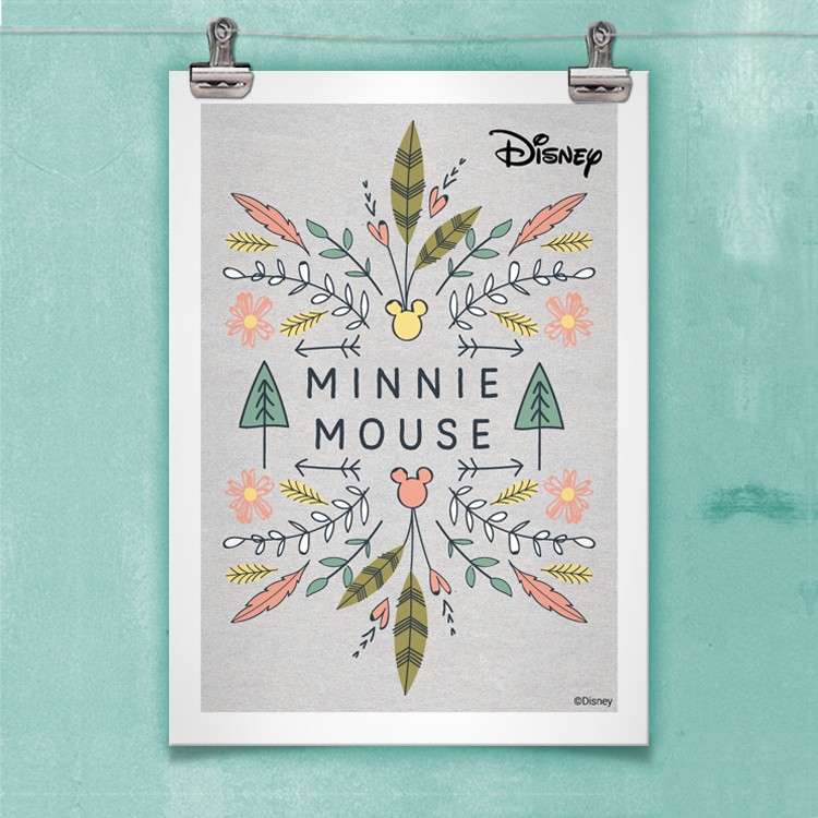 Πόστερ Boho Minnie Mouse!