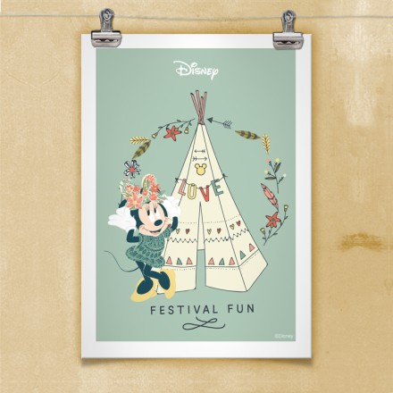 Love Festival fun, Minnie Mouse! Πόστερ