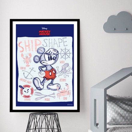 Ο Mickey στο καράβι!