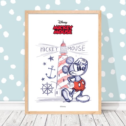 Ο Mickey κοντά στον φάρο!