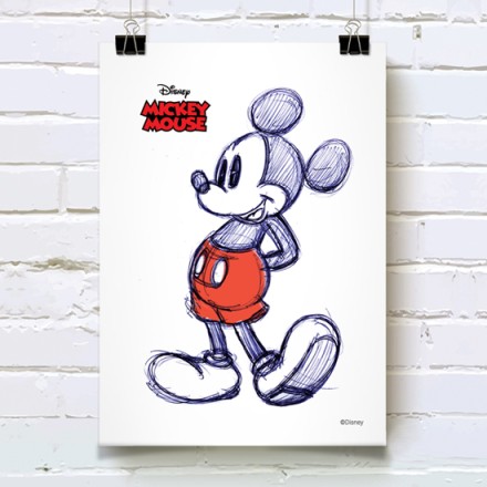 Ο Mickey Mouse Πόστερ