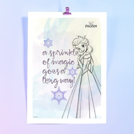 A sprinkle of magic  goes a long way, Frozen