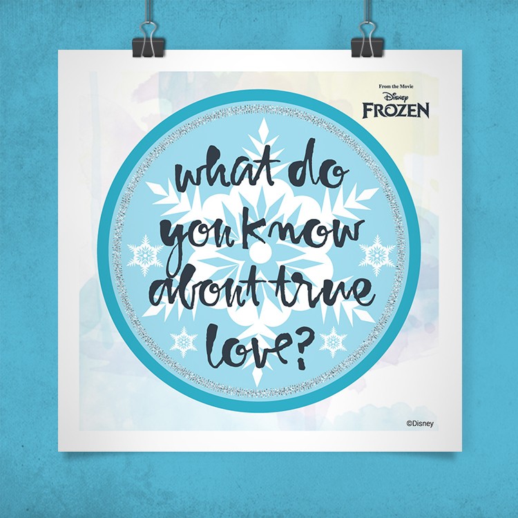 Πόστερ What do you know? Frozen!