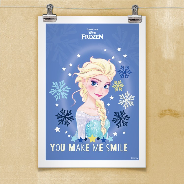 Πόστερ You make me smile, Frozen!