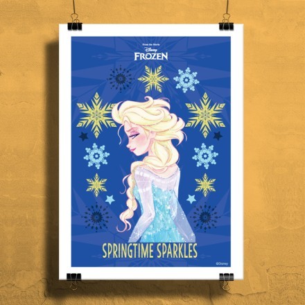 Springtime Sparkles, Frozen! Πόστερ