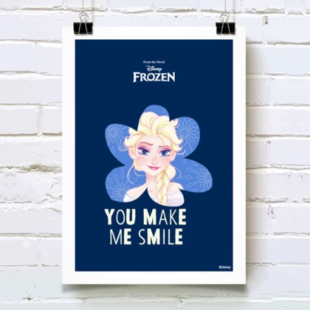 You make me smile, Elsa