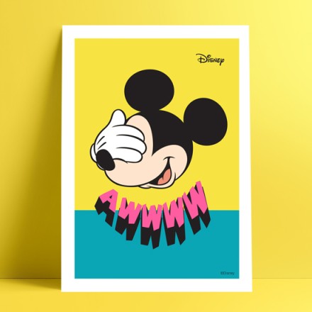 Ο Mickey κλείνει τα μάτια του! Πόστερ