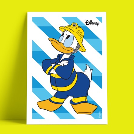 Ο Donald Duck Πυροσβέστης! Πόστερ