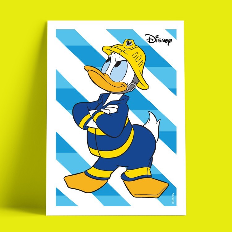 Πόστερ Ο Donald Duck Πυροσβέστης!