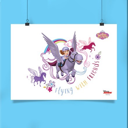 Flying with friends, Sofia The First! Πόστερ