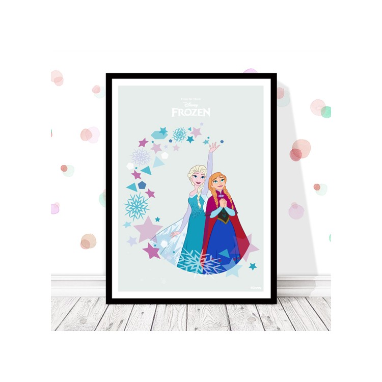 Πόστερ Elsa & Anna with stars!