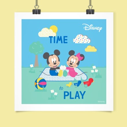 Είναι ώρα να παίξεις μαζί με τον Mickey και τη Minnie Πόστερ