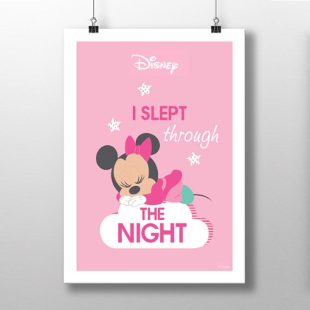 Κοιμήσου την νύχτα μαζί με την Minnie Mouse Πόστερ