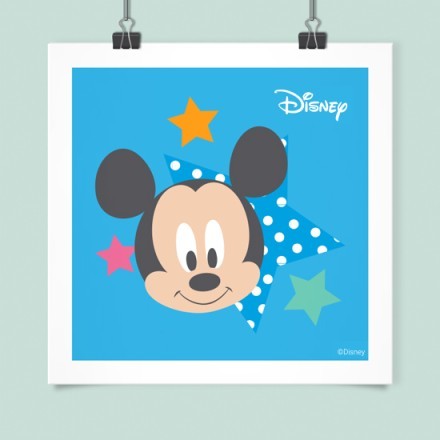 Mickey Mouse με αστεράκια!!! Πόστερ