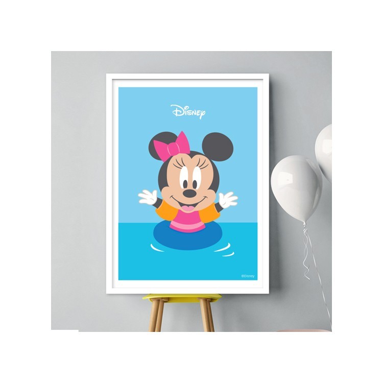 Πόστερ Minnie Mouse με το σωσίβιό της!