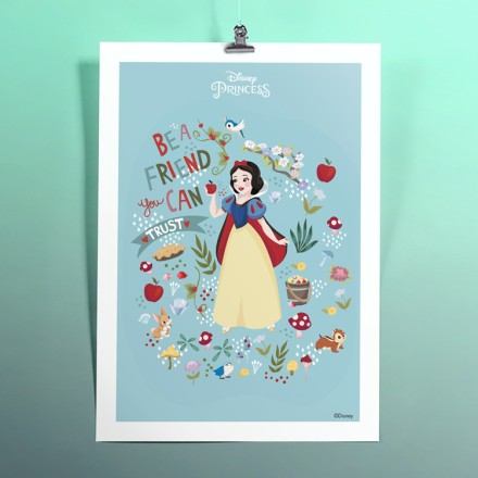 Be a friend you can trust, Snow-White! Πόστερ