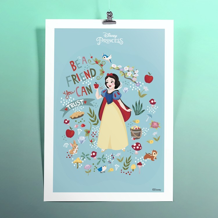 Πόστερ Be a friend you can trust, Snow-White!