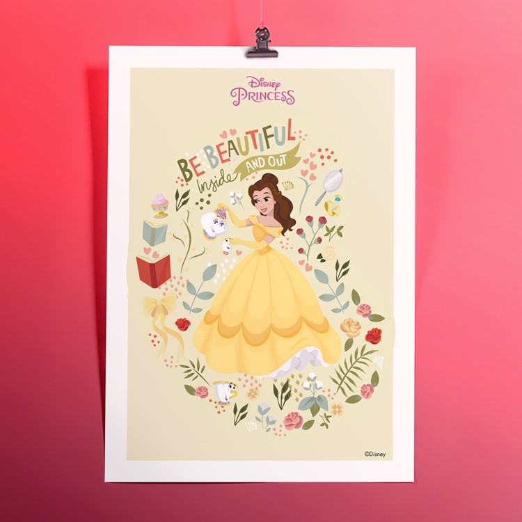 Πόστερ Be beautiful inside and out, Belle!