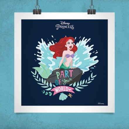 Part of your world, Little mermaid Ariel! Πόστερ