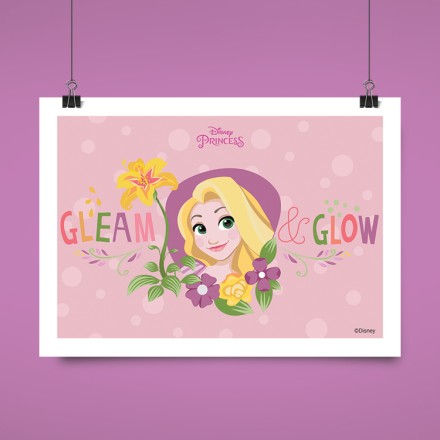 Gleam and glow, Rapunzel! Πόστερ