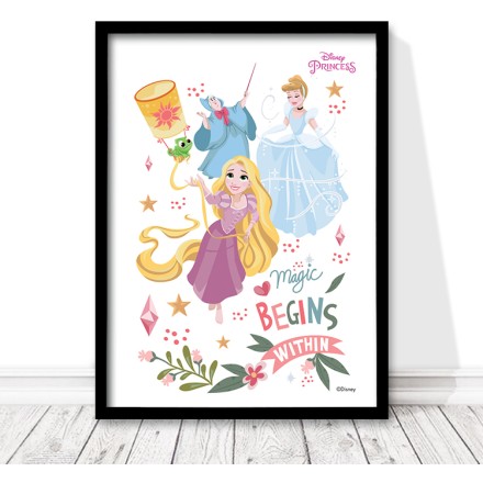 Magic begins within, Rapunzel & Cinderella