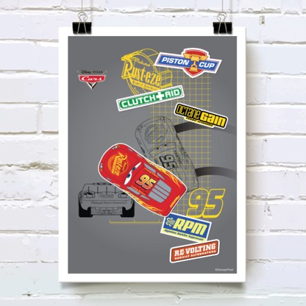 Piston Cup, Lightnining McQueen! Πόστερ