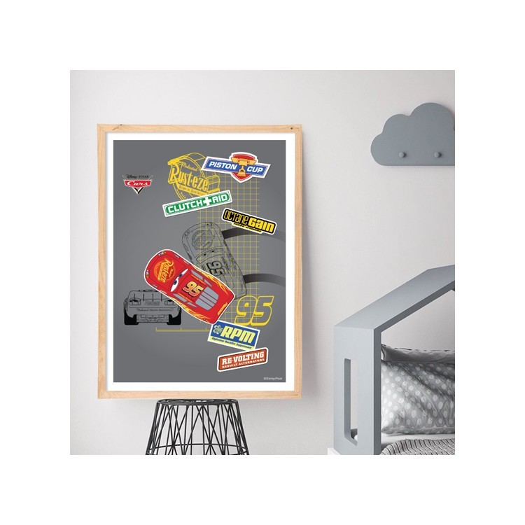 Πόστερ Piston Cup, Lightnining McQueen!