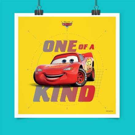 One of a kind, Lightning McQueen! Πόστερ