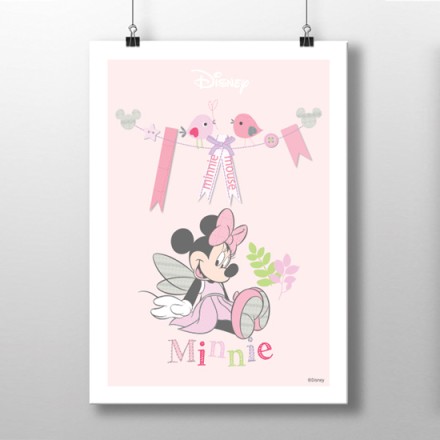 Minnie Mouse με πουλάκια! Πόστερ