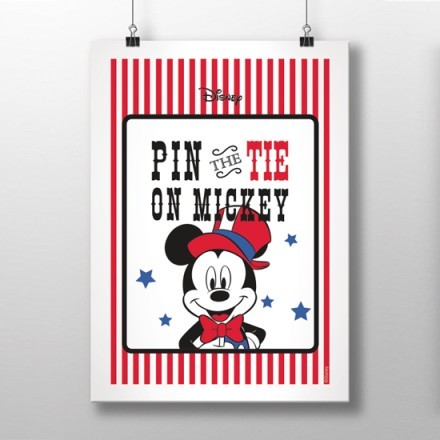 Pin the tie on Mickey 