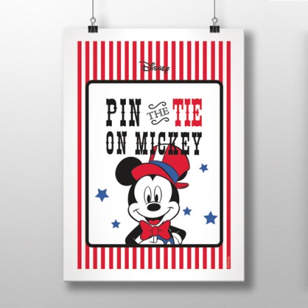 Pin the tie on Mickey  Πόστερ