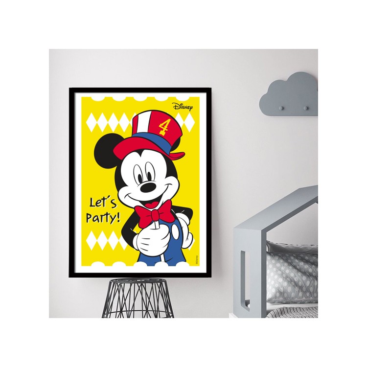 Πόστερ Let's party with Mickey 